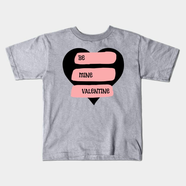 valentine heart Kids T-Shirt by Tamie